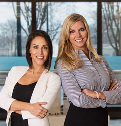 Pam MacPherson and Hayley Westhoff