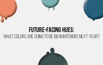 Future-facing hues: What colors are going to be big in interiors next year?