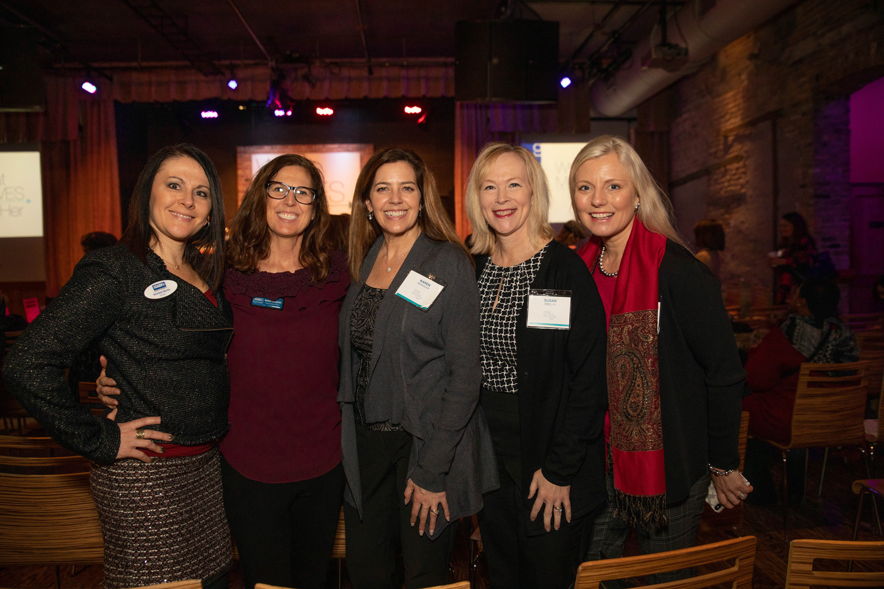 Michele Marks, Bobbi Banfield, Karen Spangler, Susan Merlak and Victoria Tan