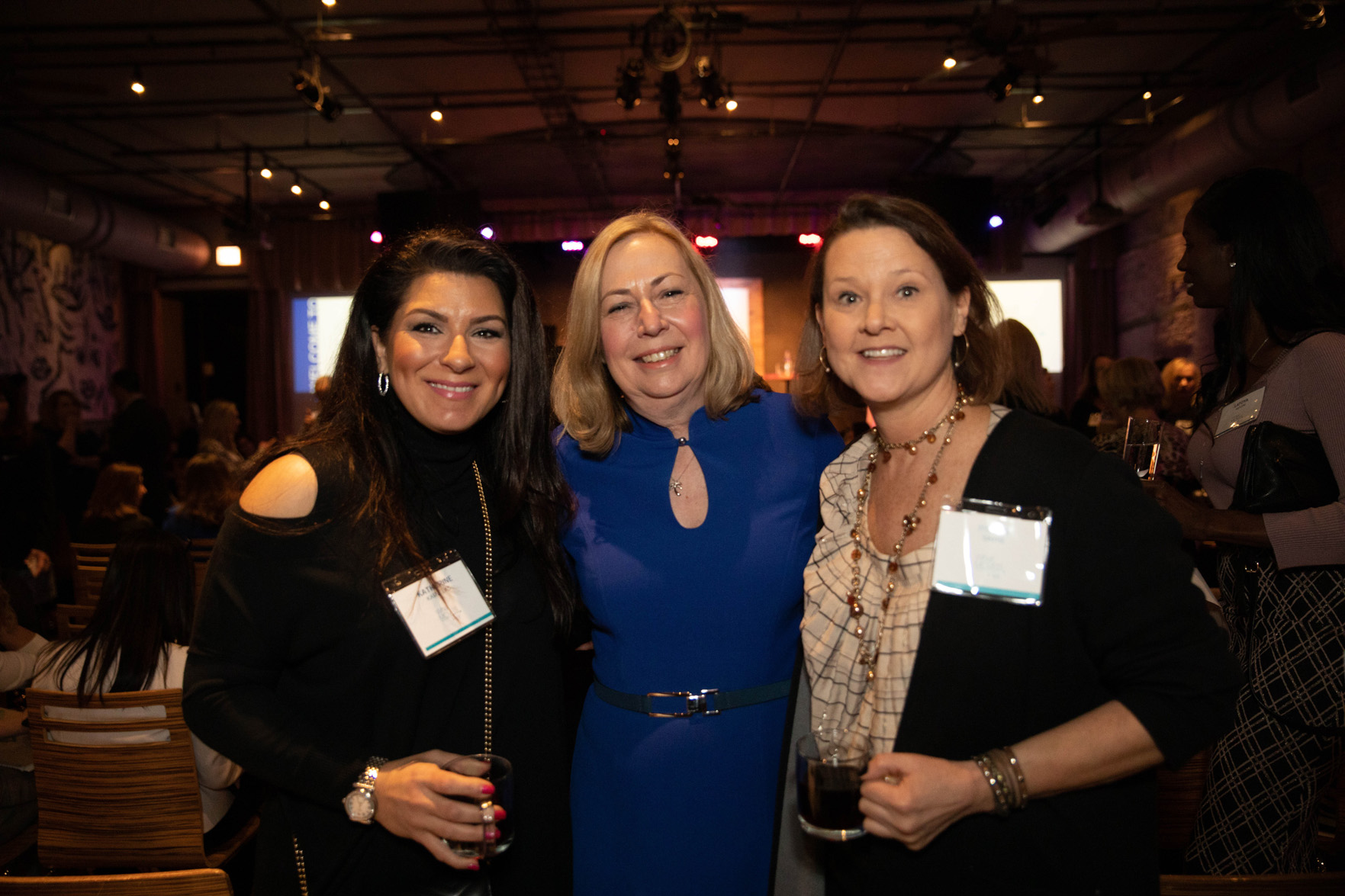 Katherine Karvelas, Yvonne Mortimer and Peggy Sayre