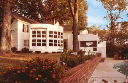 This farmhouse is a work of art