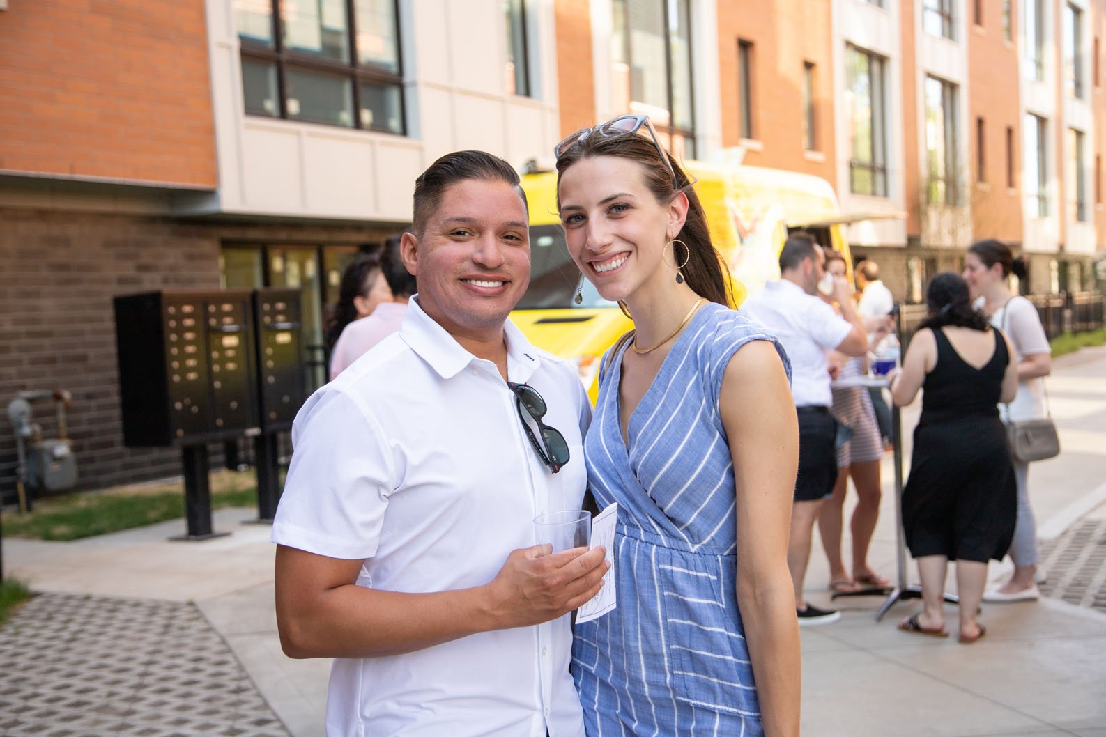 Freddy Nunez and Gwen Robbins