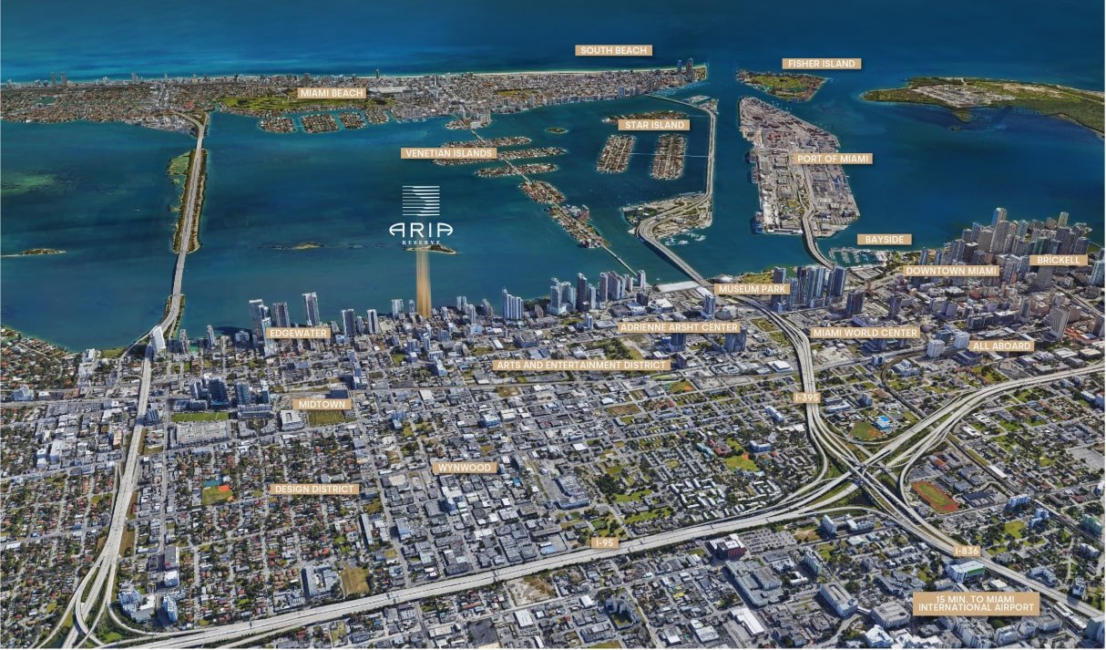 Aria Reserve Miami location