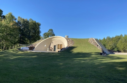 Hobbit house comes with a farm