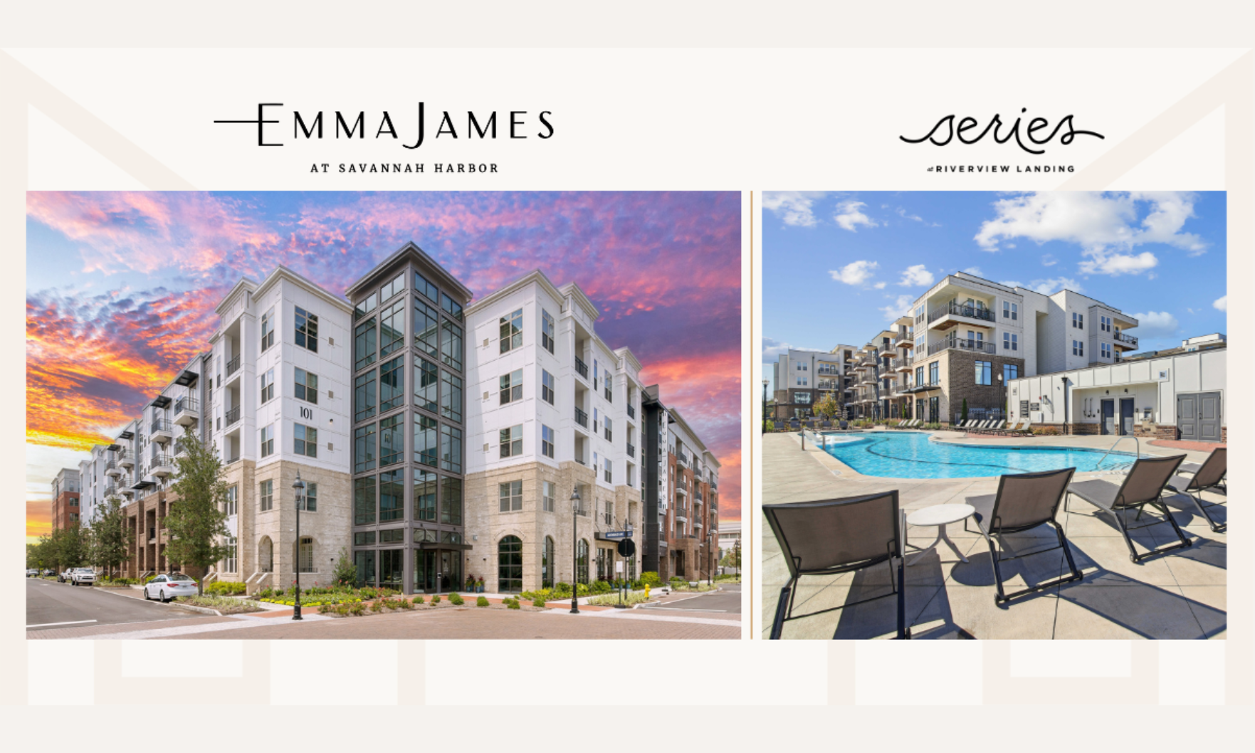 two multifamily buildings recently aquired by PEM