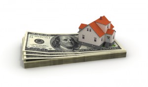 House Mortgage Isolated on white