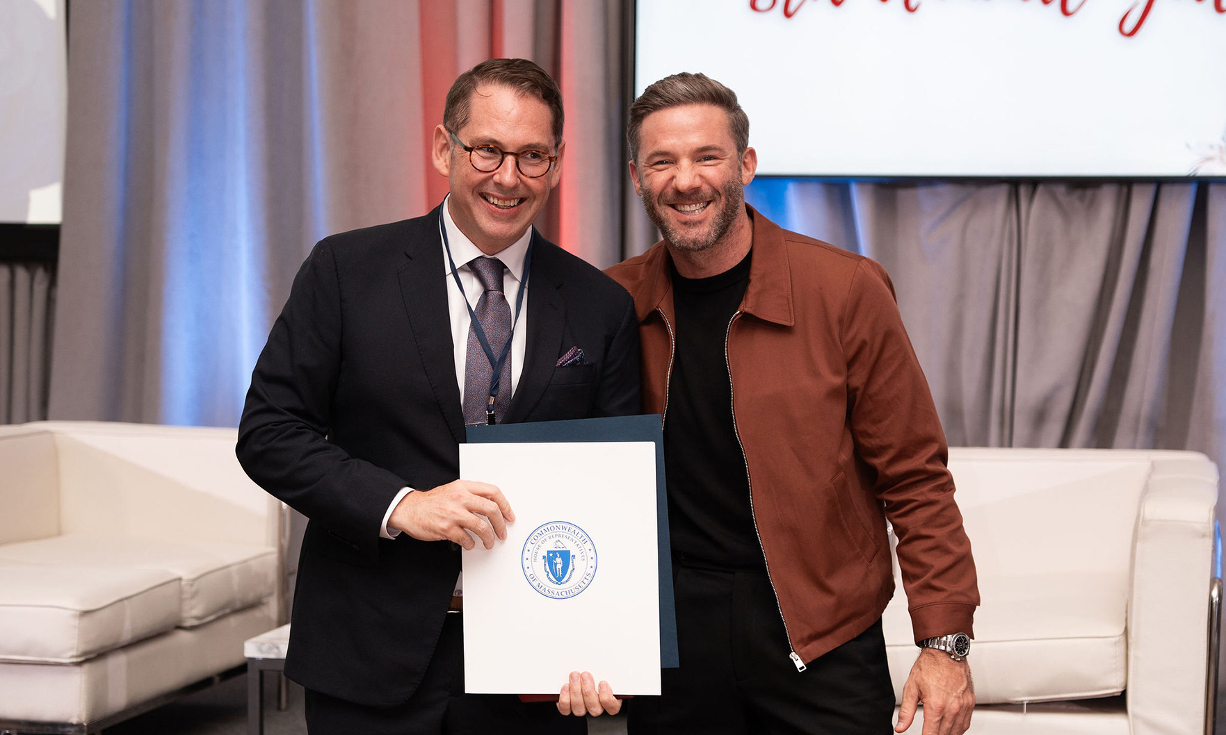 Brendan Ward of real estate law firm Touchstone Closing was inducted into the Boys & Girls Club of Lynn Hall of Fame.